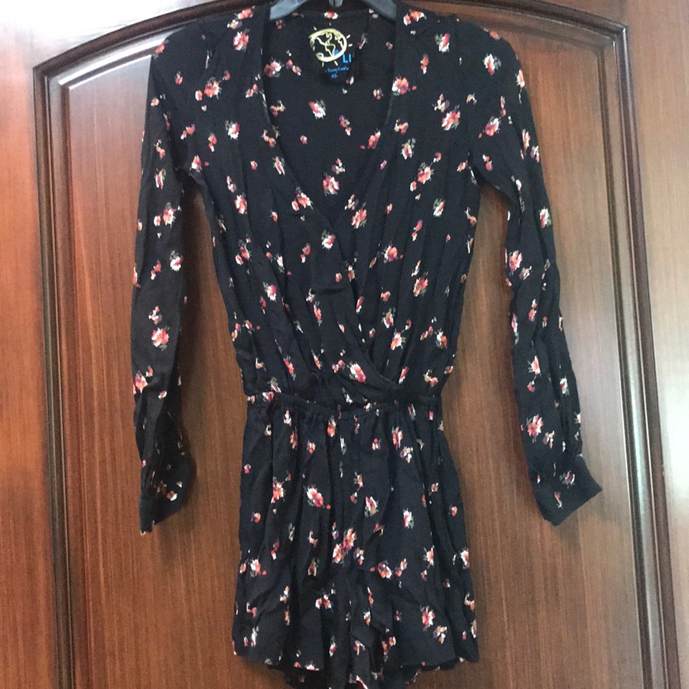 Blue Life floral romper